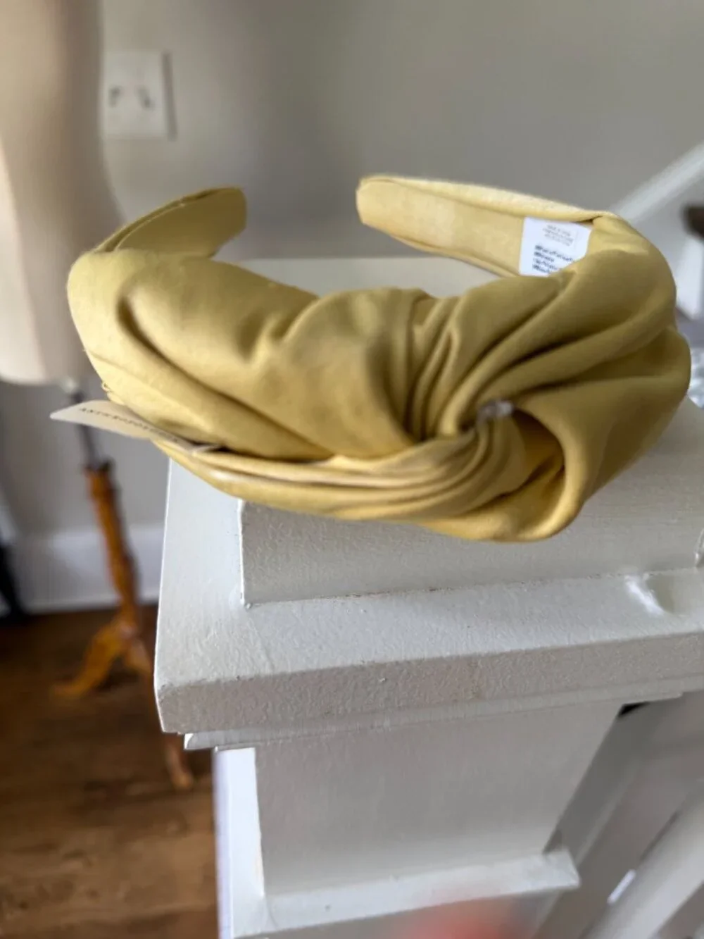 NWT Anthropologie Gold   Yellow Crescent  Knotted  Headband